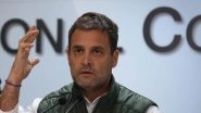 Rahul Gandhi Slams BJP in Lok Sabha, Accuses Government of &lsquo;Murdering&rsquo; Democracy in Maharashtra (Watch Video)