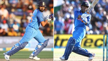Rohit Sharma Equals MS Dhoni’s Record of Most Sixes for India in ODIs