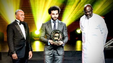 Mohamed Salah Voted African Footballer of the Year 2018 for the Second Time (See Pics & Video)