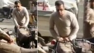 Salman Khan's Lookalike  from Karachi, Pakistan Is Going Viral on the Internet, Twitter Reactions Are Hilarious (Watch video)