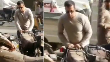 Salman Khan's Lookalike  from Karachi, Pakistan Is Going Viral on the Internet, Twitter Reactions Are Hilarious (Watch video)