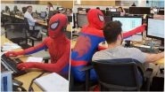 Brazilian Banker Walks in Dressed As Spider-Man on His Last Day at Work; Watch Hilarious Video