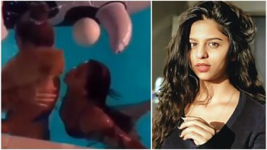 Shahrukh Khan’s Daughter Suhana Khan Chills in the Pool With Her Furry Friend – Watch Video