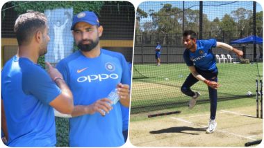 Virat Kohli, MS Dhoni Hit the Nets Ahead of Ind Vs Aus 2nd ODI 2019 at Adelaide (See Pics & Video)