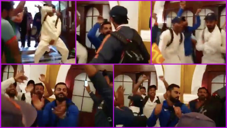 Team India’s Celebration Featuring Virat Kohli’s Nagin Dance With Bharat Army is Going Viral, Watch Video