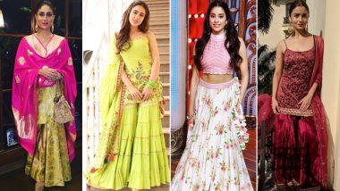 Lohri 2019: This Festive Season Take Some Fashion Inspiration from Kareena Kapoor Khan, Alia Bhatt and Sara Ali Khan For the Most Gorgeous Results - View Pics