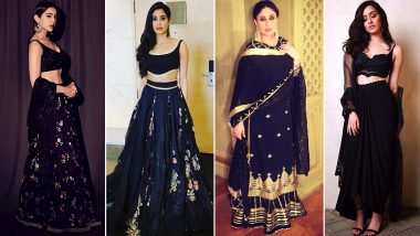 Makar Sankranti 2019: This Festive Season Let Sara Ali Khan, Kareena Kapoor Khan and Shraddha Kapoor Teach You How to Nail Black Outfits - View Pics