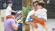 Taimur Ali Khan Is Having a Merry Time as He Gets a Ride on Dad Saif Ali Khan&rsquo;s Shoulders - View Pics