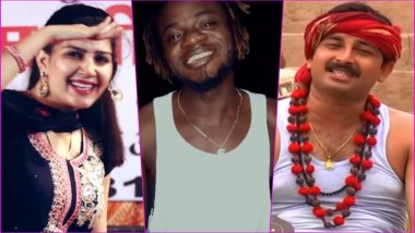Rinkiya Ke Papa to Teri Aakhya Ka Yo Kajal, Watch Nigerian Singer Samuel Singh Croon Manoj Tiwari's Bhojpuri and Sapna Choudhary’s Haryanvi Hit Songs!