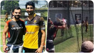 Virat Kohli Practices Against Pakistani Bowlers During the Nets Ahead of IND vs AUS 4th Test 2019 (Watch Video)