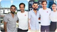 Anushka Sharma Gets Trolled After Australian Open Twitter Handle Tags Her as 'Legend' in Pic with Virat Kohli and Roger Federer!
