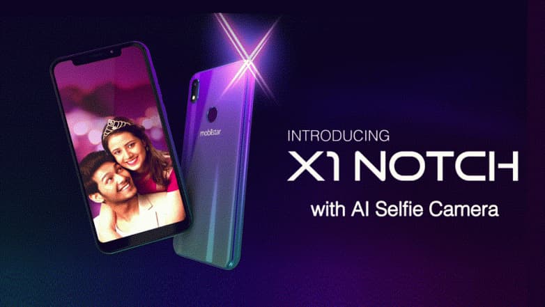 Mobiistar X1 Notch Smartphone With 13MP AI Selfie Camera Launched in India at Rs 8,499 Mobiistar X1 Notch Smartphone With 13MP AI Selfie Camera Launched in India at Rs 8,499