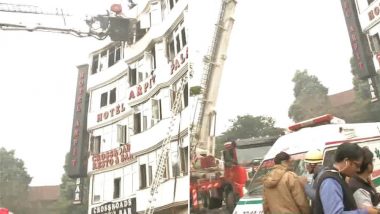 Delhi Fire: 17 Dead After Blaze Engulfs Hotel Arpit Palace in Karol Bagh, Rescue Operations Underway