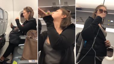 WATCH VIRAL VIDEO: Drunk Passenger Kicked Out of Flight for Spitting on Child, Because She Didn’t Want to Sit Next to a ‘F*****g 3-Year-Old’