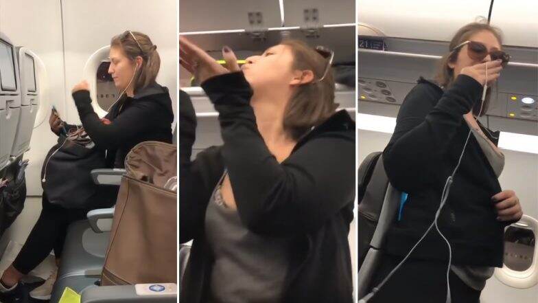 WATCH VIRAL VIDEO: Drunk Passenger Kicked Out of Flight for Spitting on Child, Because She Didn’t Want to Sit Next to a ‘F*****g 3-Year-Old’ WATCH VIRAL VIDEO: Drunk Passenger Kicked Out of Flight for Spitting on Child, Because She Didn’t Want to Sit Next to a ‘F*****g 3-Year-Old’