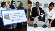 Lottery Winner Hides from Greedy Relatives by Wearing &lsquo;Scream&rsquo; Mask