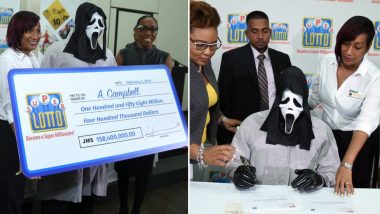 Lottery Winner Hides from Greedy Relatives by Wearing ‘Scream’ Mask