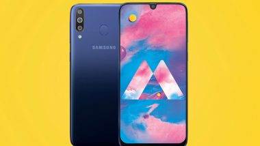 Samsung Officially Unveiled New Galaxy M30 Smartphone; Priced in India At Rs 14,990