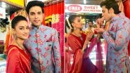 Kasautii Zindagii Kay 2: Parth Samthaan, Erica Fernandes Seek Blessings at Siddhivinayak Temple Ahead of Their Onscreen Wedding &ndash; View Pics