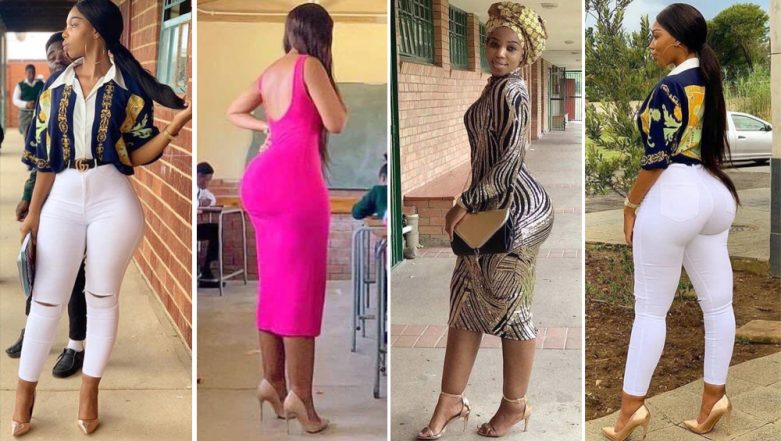 Xxx School Girl Hard Sexyvideos Com - Sexy Teacher From South Africa Wants to be 'Left Alone' After Pics of Her  in Trendy Outfits Go Viral | ðŸ‘ LatestLY