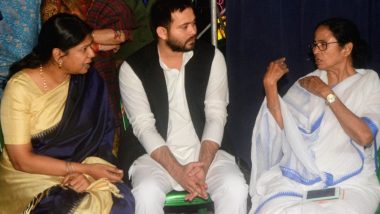 CBI vs Mamata Banerjee: Tejashwi Yadav, Kanimozhi Join West Bengal Chief Minister’s Sit-In, Flay Modi Regime