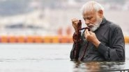 Prime Minister Narendra Modi Takes Holy Dip At Kumbh Mela 2019, Prays For 'Well Being of 130 Crore'; Watch Video