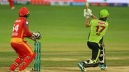 AB de Villiers Smashes His First Six of PSL 2019 During Islamabad United vs Lahore Qalandars, Watch Video Highlights