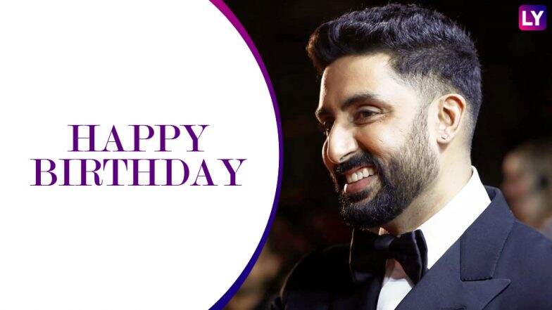 Abhishek Bachchan Birthday: Aishwarya Rai, Madhuri Dixit, John Abraham and Other B-Town Celebs Wish 'Nicest' Junior B on Special Day Abhishek Bachchan Birthday: Aishwarya Rai, Madhuri Dixit, John Abraham and Other B-Town Celebs Wish 'Nicest' Junior B on Special Day