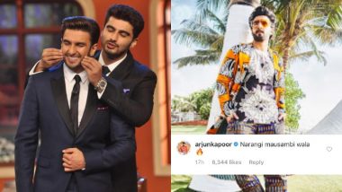 Arjun Kapoor Proves Friends Are the Biggest Trolls as He Calls Ranveer Singh ‘Narangi Mausambi Wala’ - See Pics