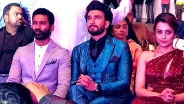 When Gully Boy Ranveer Singh Was All Praises for Trisha Krishnan and Dhanush at AsiaVision Awards 2019 (Watch Video)