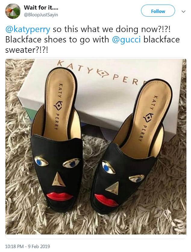 Katy Perry s Fashion Line Under Fire Over Blackface Shoes