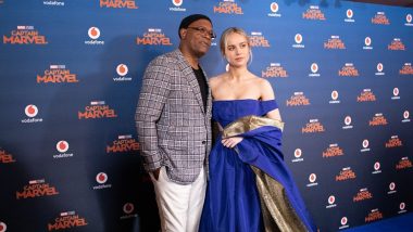 Captain Marvel UK Premiere: Brie Larson And Samuel L Jackson Ditched Their Superhero Suits For Stylish Ensembles And Rocked The 'Blue' Carpet! (View Pics)
