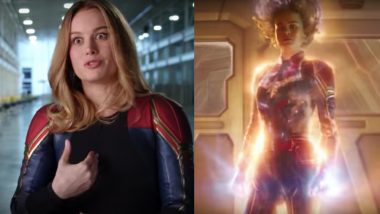 Captain Marvel aka Brie Larson Describes The Feeling Of Getting Suited Up As 'Emotional' (Watch Video)