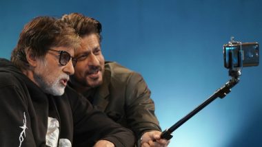 Amitabh Bachchan and Shah Rukh Khan Click An Iconic Selfie As Badla's Actor-Producer Combination (See Picture)