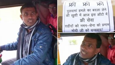 Delhi Auto Driver, Angry Over Pulwama Attack, Offers Free Rides to Celebrate IAF Air Strike on JeM Terror Camps Across LoC in Balakot