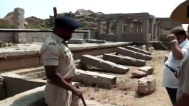 Hampi, UNESCO World Heritage Site, Damaged by Miscreants, Probe Underway; Watch Video