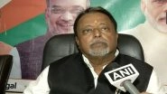TMC Legislator Murder Case: Two BJP Supporters Arrested, Mukul Roy Named in FIR