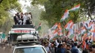 Priyanka Gandhi Begins Mission UP With Roadshow Accompanied by Rahul Gandhi, Jyotiraditya Scindia, Gets Rousing Welcome in Lucknow