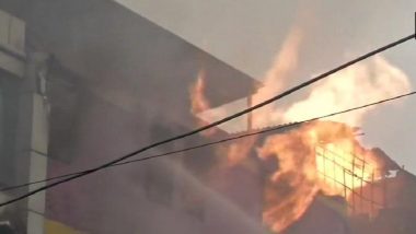 Delhi: Fire Erupts at Factory in Naraina; 20 Fire Tenders at Spot