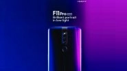 Oppo F11 Pro Smartphone With Pop-up Selfie Camera To Be Launched in India on March 5; Price, Features & Specifications