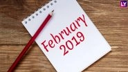 February 2019 Festivals, Events and Holiday Calendar: Valentine&rsquo;s Day to Vasant Panchami, Know All Important Dates and List of Hindu Fasts for the Month
