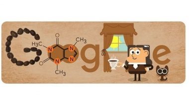 Friedlieb Ferdinand Runge’s 225th Birth Anniversary: Google Celebrates German Analytical Chemist's Birthday With Formula of Caffeine as Doodle