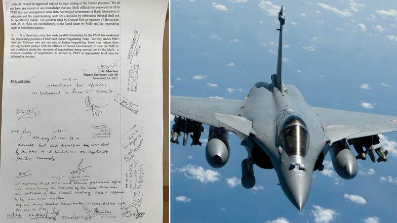 Rafale Deal: Full Text of 'Dissent' Note by Defence Ministry With Manohar Parrikar's Reply Rafale Deal: Full Text of 'Dissent' Note by Defence Ministry With Manohar Parrikar's Reply
