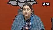 Lok Sabha Elections 2019: In Poll Affidavit, Smriti Irani Says She Did Not Complete Graduation From Delhi University