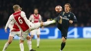 UEFA Champions League 2019 Knockout Stage: Real Madrid Beat Ajax 2&ndash;1 in the First Leg