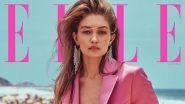 Gigi Hadid's Fuschia Pink Wetsuit With A Twist On The Cover Of Elle USA Is Putting Us In Hot Water (For Looking Too Hot To Handle!)