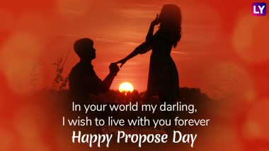 Happy Propose Day 2019 and Valentine’s Day in Advance Messages: Best WhatsApp Stickers, GIF Image Greetings, Quotes to Wish During Valentine Week