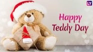Happy Teddy Day 2019 Wishes: SMS, GIF Images, WhatsApp Stickers and Messages to Send Greetings on This Valentine Week