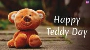Valentine&rsquo;s Day 2019 Images and Teddy Day HD Wallpapers: Cute WhatsApp Stickers, GIF Video Greetings, Instagram Photos to Wish Happy Teddy Day