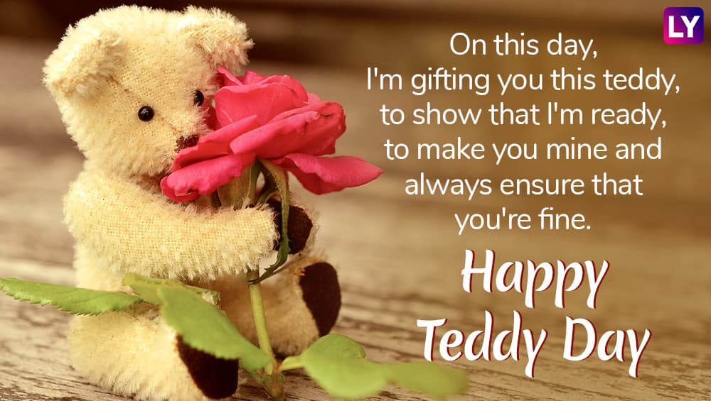 Happy Teddy Day 2019 Wishes SMS GIF Images WhatsApp 